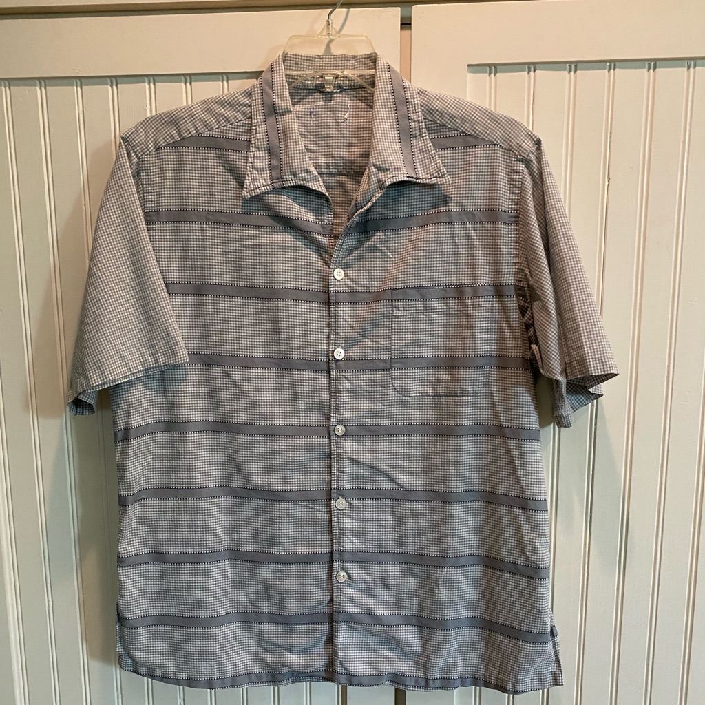 Vintage Men’s 100% Cotton Button Front Shirt